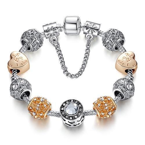 Pulseira com Berloque Crystal